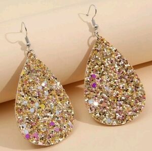 Drop earrings multicolor‎